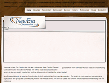 Tablet Screenshot of neweraconstructionnaples.com